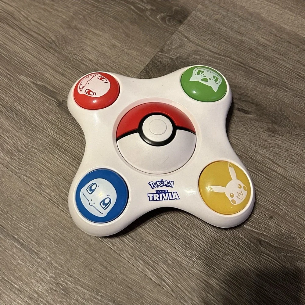 Pokemon Trainer Handheld Trivia Game Electronic 1000 Questions Tested No Box